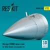 RESKIT RSU32-0165 Mirage 2000D nose cone for Kitty Hawk / Zimimodel kit (3D Printed) 1/32